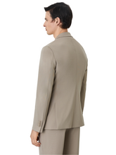 Jersey Blazer With Patch Pockets In Stretch Blend